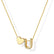 Heart Initial Necklace for Women Teen Girls 14K Gold Plated A-Z