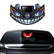 Solar Demon Eye LED Car Window Light – 2026 New Wireless No Drill Demon Eyes Warning Lights, Solar & USB Powered for Windshield Rear Window, Waterproof Animated Eyes for SUVs Trucks