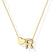 Heart Initial Necklace for Women Teen Girls 14K Gold Plated A-Z
