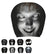 Funny Cartoon Ghost Face Headrest Covers for Cars (Type D-2PCS) | Stretchy Soft Polyester Fabric Car Seat Head Rest Protector, Spooky Scary Face Auto Interior Decoration Set