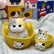 Mom &amp; Baby Cat Squishy Set with Matching Woven Baskets, Cute Slow-Rebound Stress Relief Toy