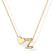 Heart Initial Necklace for Women Teen Girls 14K Gold Plated A-Z