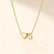 Heart Initial Necklace for Women Teen Girls 14K Gold Plated A-Z
