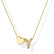 Heart Initial Necklace for Women Teen Girls 14K Gold Plated A-Z