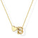 Heart Initial Necklace for Women Teen Girls 14K Gold Plated A-Z