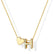 Heart Initial Necklace for Women Teen Girls 14K Gold Plated A-Z