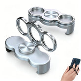 360° rotating double-ring three-finger phone holder