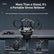 360° rotating double-ring three-finger phone holder