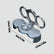 360° rotating double-ring three-finger phone holder