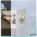 Lock and Door Reinforcement Plate 1-3/4-Inch Thick by 2-3/8-Inch Backset 2-1/8-Inch Bore Doors Reinforce Repair Stainless Steel Home Security Plate Add Security to Your Home