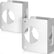 Lock and Door Reinforcement Plate 1-3/4-Inch Thick by 2-3/8-Inch Backset 2-1/8-Inch Bore Doors Reinforce Repair Stainless Steel Home Security Plate Add Security to Your Home