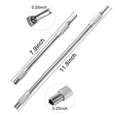 7.9" & 11.8" Flexible Drill Bit Extension Set, 360° Bendability