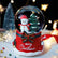Christmas Snow Globe，Snowman Tree with Gift Bag