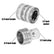 Garden Hose Quick Connect Fittings, 3/4 Inch GHT Stainless Steel, Quick Connector Set, 2-Pack