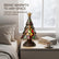 Stained Glass Christmas Tree Lamp, Vintage Tiffany Style Table Night Light