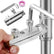 Multi-functional steel thread extractor, valve and faucet repair tool