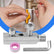 Multi-functional steel thread extractor, valve and faucet repair tool