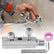 Multi-functional steel thread extractor, valve and faucet repair tool