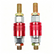 22x1.5 Trailer Air Brake Quick Connect Coupler, Heavy Duty Flat Copper Core Self-Sealing Air Line Fitting, Anti-Drop Lock Design Air Hose Connector for Truck & Trailer Air Brake Systems, Rustproof Low Air Resistance Pneumatic Joint