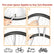 Tire Mounting and Removal Tool Set, Tire Spoon Levers with Bead Holder for Motorcycle, Bicycle and Small Vehicle Tires
