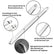Tire Mounting and Removal Tool Set, Tire Spoon Levers with Bead Holder for Motorcycle, Bicycle and Small Vehicle Tires