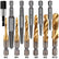Titanium-coated Drill & Tap Set, 12pcs/set M3-M10 Metric Size Drill Bit Set with 1/4-inch Hexagonal Shank, High-speed Steel Drill Bit Set, Drill Bits Set, Drill Bit Kit