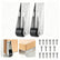 4 Pack Door Support Wheel, Door Drooping Wheel, Universal Vertical Track Roller Sliding Door Bottom Mount Casters with Rubber Wheels, for Furniture Garden Gate Fence Tables