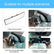 12 Inch Panoramic Car Rearview Mirror, White