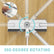 AIR U+ Floor Scrub Brush with Long Handle, 3-in-1 Rotating Head & Squeegee