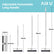 AIR U+ Floor Scrub Brush with Long Handle, 3-in-1 Rotating Head & Squeegee