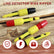 4Pcs Wire Piercing Probe Kit 2mm 4mm Portable Insulation Piercing Clip Wear Resistant Wire Piercing Testing Tool Piercing Probe Clip Tool1eter(yellow)