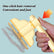 Self-Cleaning Dog Comb for Grooming Cats and Dogs - Easy Grip Brush Effortless grooming with a self-cleaning feature for pets.(One green one orange)