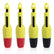 4Pcs Wire Piercing Probe Kit 2mm 4mm Portable Insulation Piercing Clip Wear Resistant Wire Piercing Testing Tool Piercing Probe Clip Tool1eter(yellow)