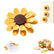 Sunflower-Shaped Magnetic Chip Clips