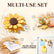 Sunflower-Shaped Magnetic Chip Clips