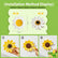 Sunflower-Shaped Magnetic Chip Clips