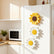 Sunflower-Shaped Magnetic Chip Clips