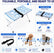 Collapsible Mesh Pet Grooming Hammock Stand, Bathing Station for Small Pets