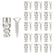 6×14mm Short Expansion Screw Set for Cabinet Hinge Repair & Stripped Thread Restoration, Door Hinge Thread Repair Screws, Wall Anchors Anchors and Matching Screws for Tile Stone Wood (60)