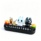 Cute Toothless Couple Car Temporary Parking Sign Number plate