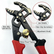 8‑Inch Self‑Adjusting Water Pump Pliers, 55‑Steel One‑Hand Quick Clamp Plumbing Pliers, 2‑48mm Jaw Capacity Non‑Slip Serrated Adjustable Pipe Wrench for Home Repair & Industrial Use