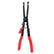 Clamp Spread Pliers with Locking Device - Long Jaws for Exhaust Pipe Clamps, Lap Joint Clamps