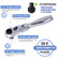 Mini 2-in-1 Flexible Head 1/4" Ratchet Wrench Complete Kit Full Product Introduction