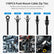 Automotive Installation Black Push Mount Cable Zip Ties Assorted Sizes