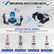 Universal Master Cylinder Adapter with 4Pcs Quick Connect, 58mm Brake Bleeder Adapter