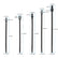 Automotive Installation Black Push Mount Cable Zip Ties Assorted Sizes