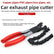 Exhaust Cutter, Cuts 3/4" to 3-1/4" Pipe, Durable Chain Cutter Tool, Easy One-Handed Rotation, Compact Pipe Cutter Chain for Tight Spaces