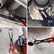 Clamp Spread Pliers with Locking Device - Long Jaws for Exhaust Pipe Clamps, Lap Joint Clamps