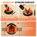 Floor Gap Fixer Tool for Laminate/Vinyl Flooring, Heavy-Duty Iron Floor Gap Repair Tool with 45° Dual Striking Surfaces, Enhanced Suction Cup (Black+2-Surface Grip System)