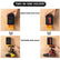Tool Mount Holder Compatible for Milwaukee 18V Drill Battery Dock Holder with Screws, Compatible for 18V Battery and 20V Tool